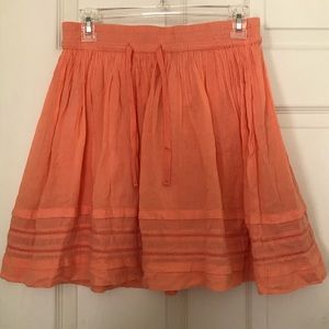 Orange skirt